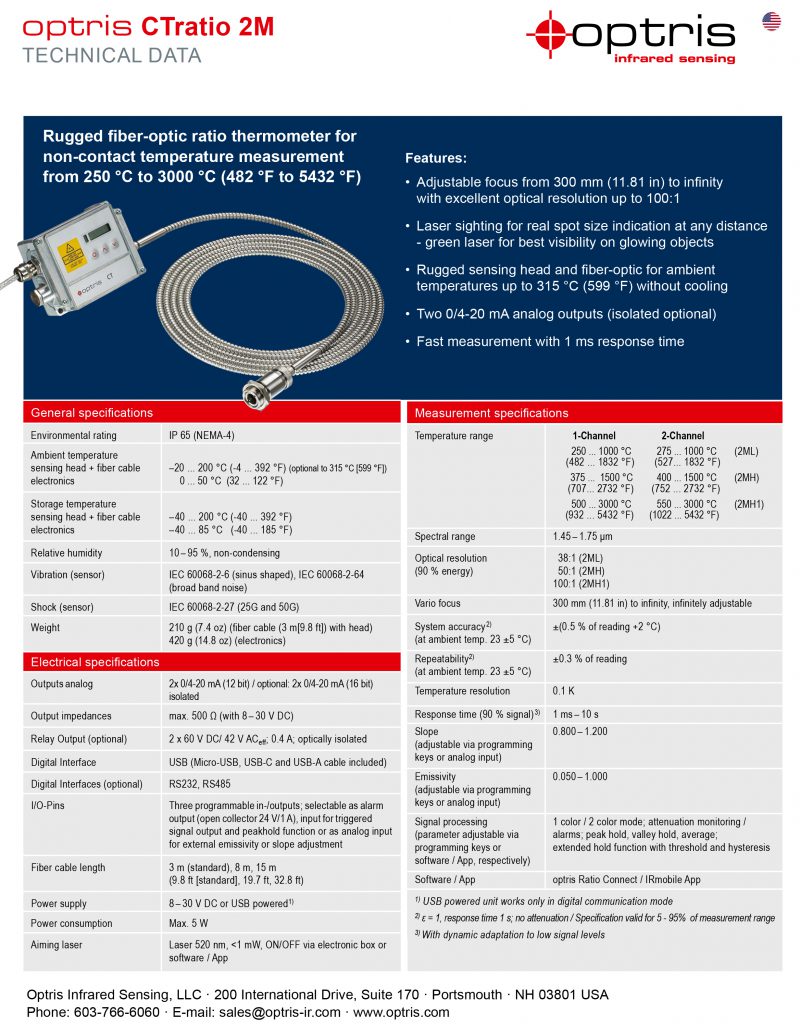 Optris Infrared Sensing - Schlemmer Associates